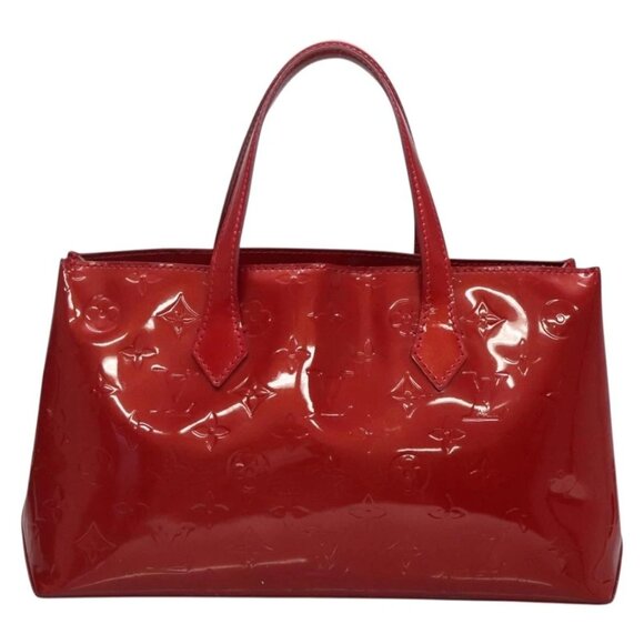 LOUIS VUITTON Monogram Vernis Wilshire PM Bag Pomme D'amour M93642 Auth BA1873 - Picture 4 of 16